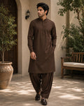 Chocolate Brown — Premium Cotton Shalwar Kameez | Rich Earthy Elegance Chocolate Brown — Premium Cotton Shalwar Kameez | Rich Earthy Elegance